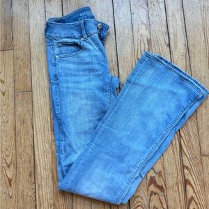 American Eagle Outfitters Light Blue Artist Flare Jeans x-long